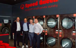 1,000th opening Ireland Speed Queen laundry store, the world Nº 1 in self-service laundry.
